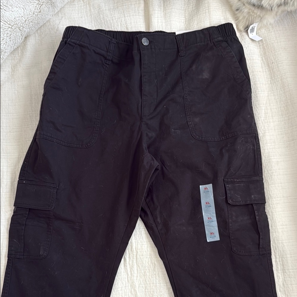 Men's Black Cargo Pants